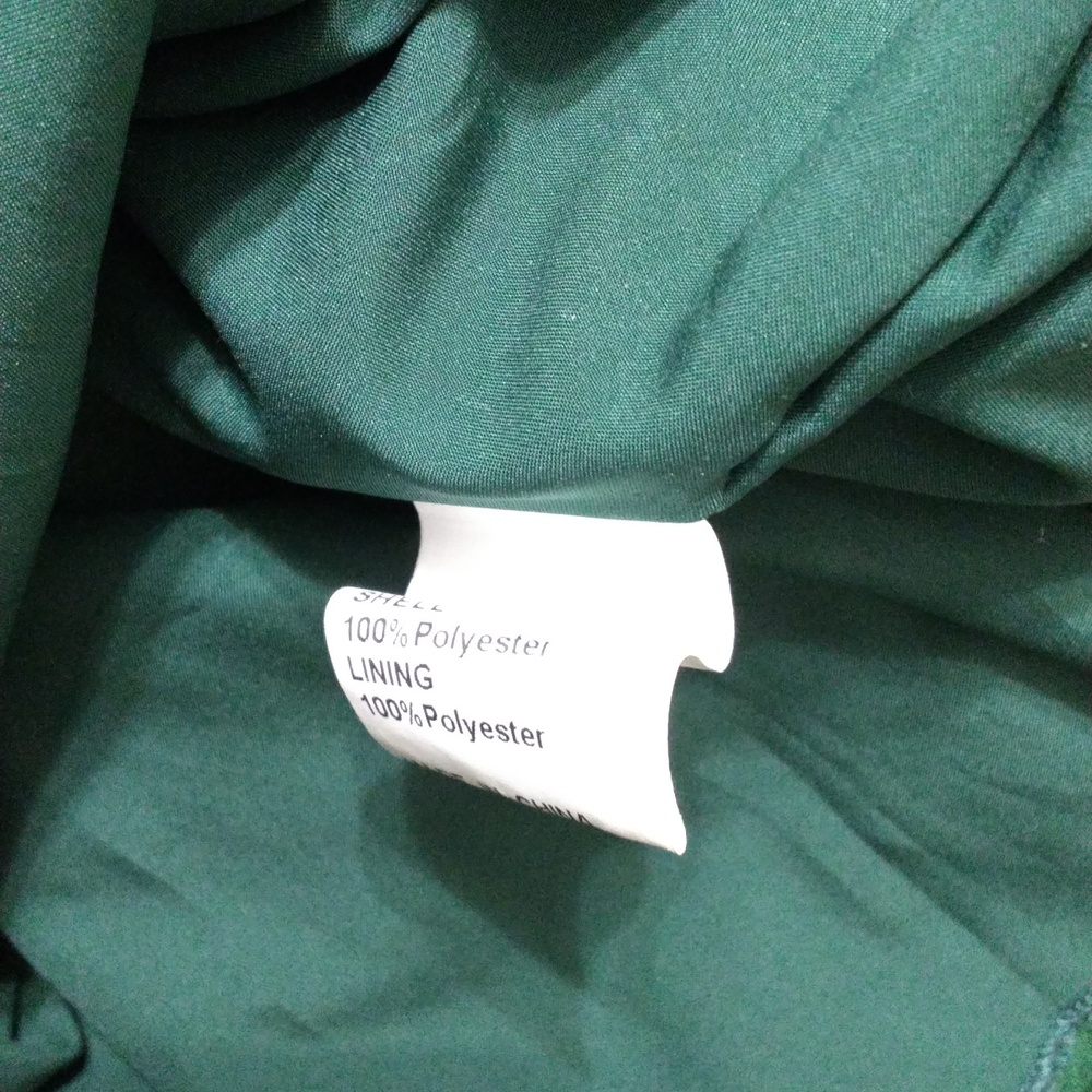 Emerald Green Long Sleeve Tiered Maxi Dress - Picture 7 of 7